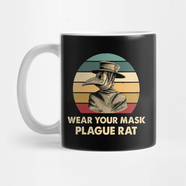 Plague Doctor - Wear Your Mask Plague Rat by ClarkAguilarStore